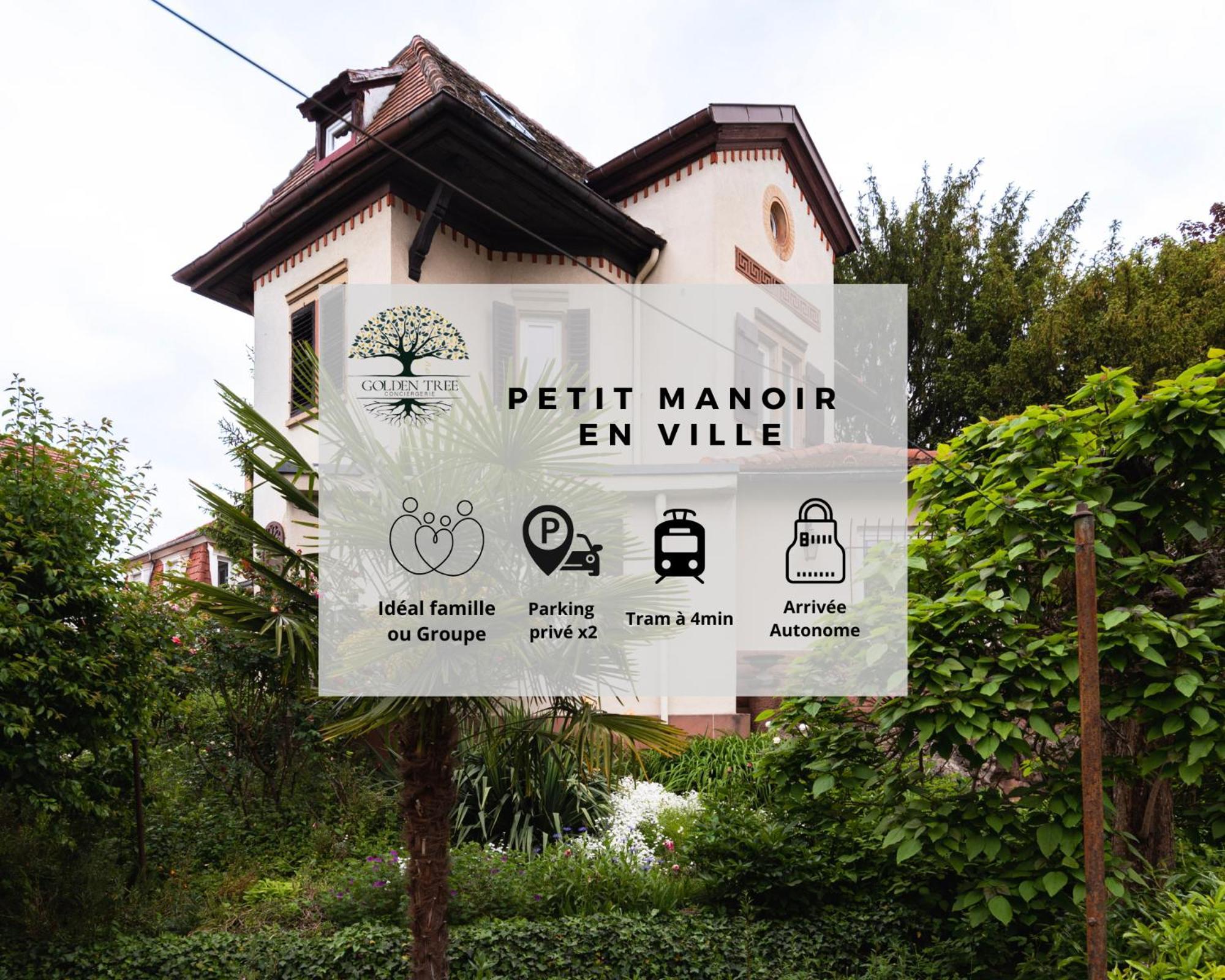 Petit Manoir En Ville - Parking Prive - 15 Min Hyper-Centre Strasbourg Eksteriør bilde